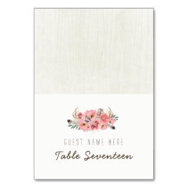 Cartões de Escorregação Tribal de Watercolor Boho