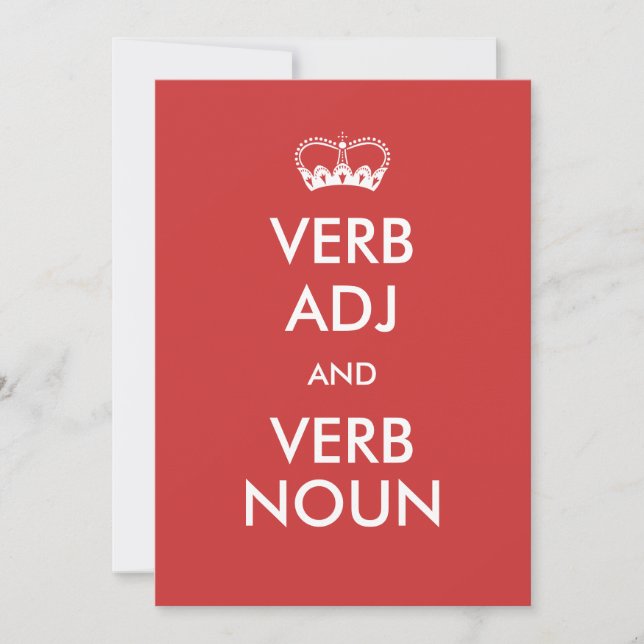 Cartões de Estilo de Convite Personalizáveis (Frente)