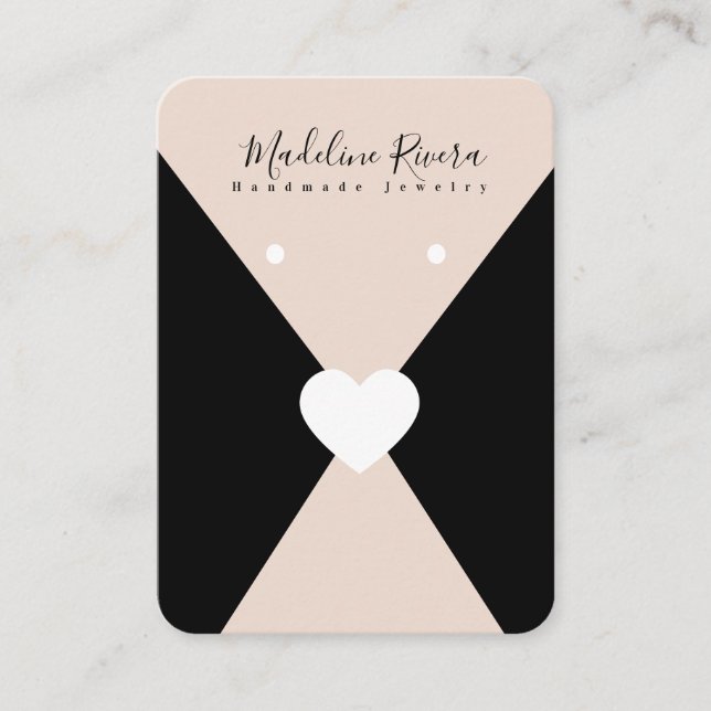 Cartões de Exibição de Artisan Geométrico (Frente)