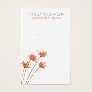 Cartões de Exibição de Joias de Altura Laranja bon