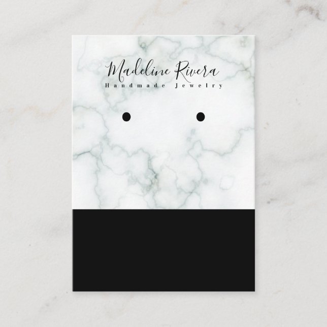 Cartões de exibição para artisan artesanal (Frente)