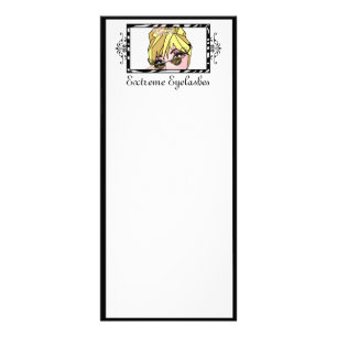 Cartões de Exposição de Cílios/ Maquiagem Permanen