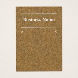 Cartões de exposição em madeira de cortiça kraft-c