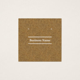 Cartões de exposição em madeira de cortiça kraft-c