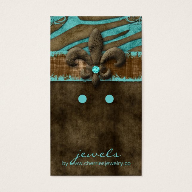 Cartões de Exposição Fleur de Lis (Frente)