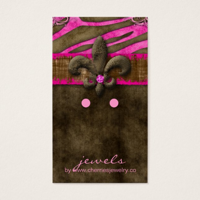 Cartões de Exposição Fleur de Lis (Frente)