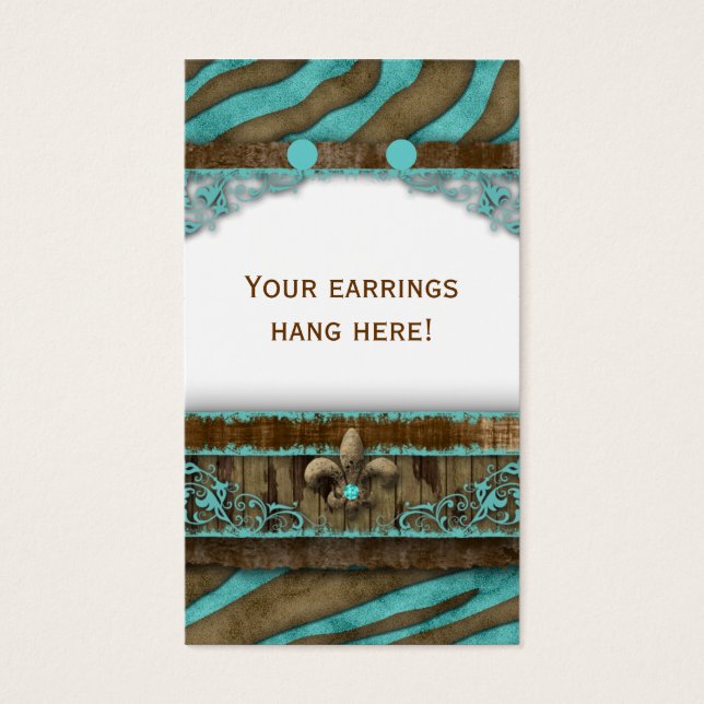 Cartões de Exposição Fleur de Lis (Frente)