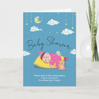 Cartões de Felicitações Bebê Menino Chá de Bebê Re