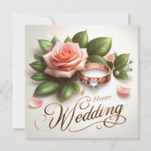 Cartões de Felicitações de Casamento Feliz