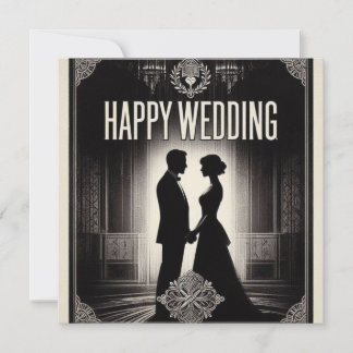 Cartões de Felicitações de Casamento Felizes