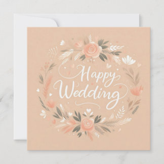 Cartões de Felicitações de Casamento Felizes