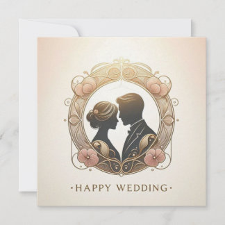 Cartões de Felicitações de Casamento Felizes