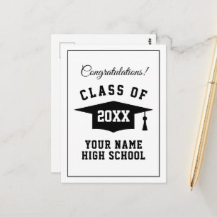 Cartões de felicitações de formatura do Ensino Méd