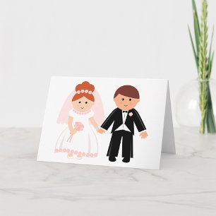 Cartões de Felicitações para Casal de Noivos