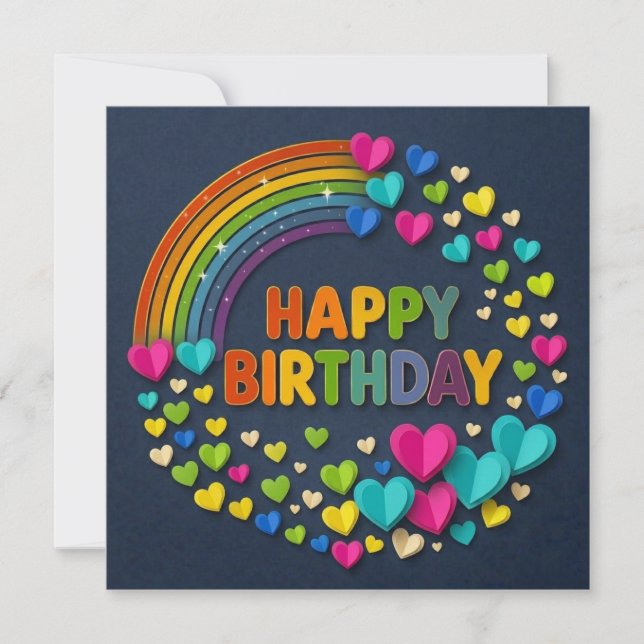 Cartões de Feliz Aniversário  (Frente)