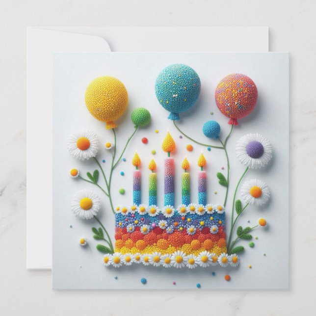 Cartões de Feliz Aniversário  (Frente)