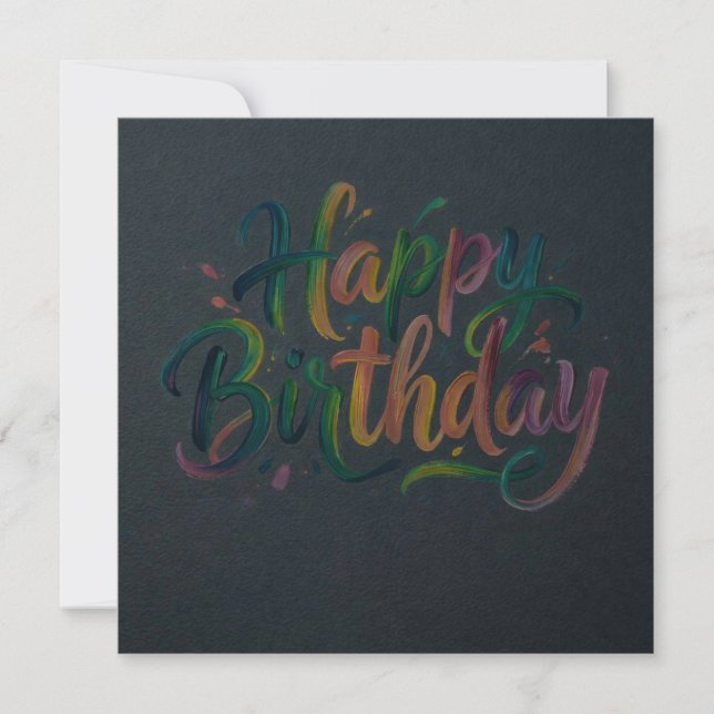 Cartões de Feliz Aniversário  (Frente)