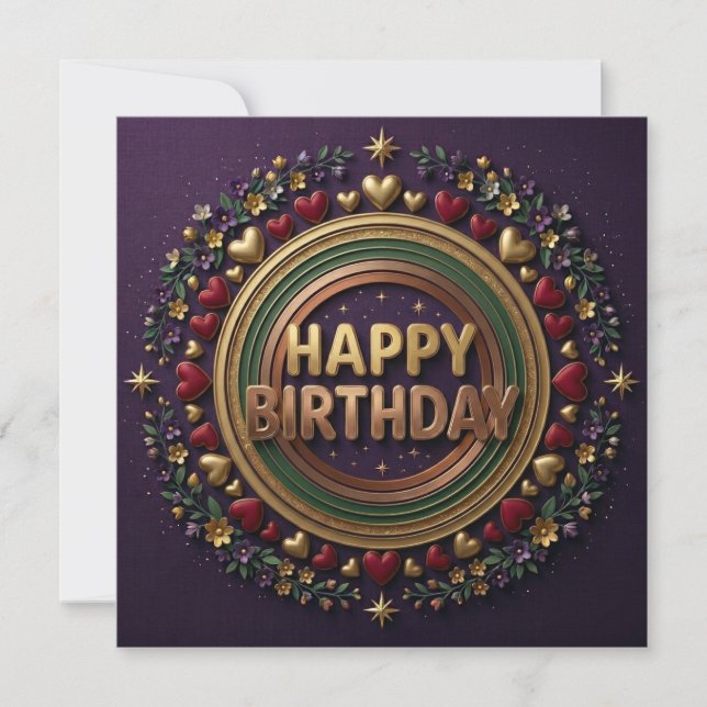 Cartões de Feliz Aniversário (Frente)