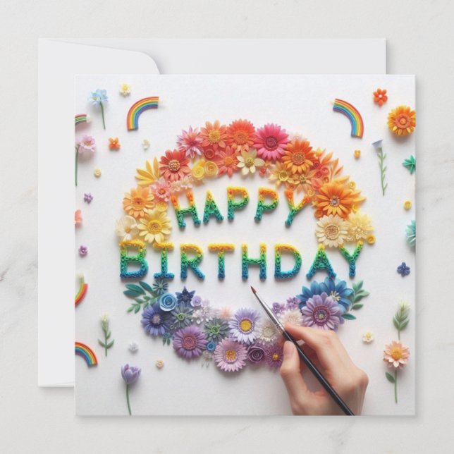 Cartões de Feliz Aniversário  (Frente)