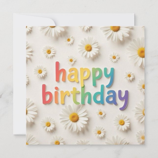 Cartões de Feliz Aniversário  (Frente)