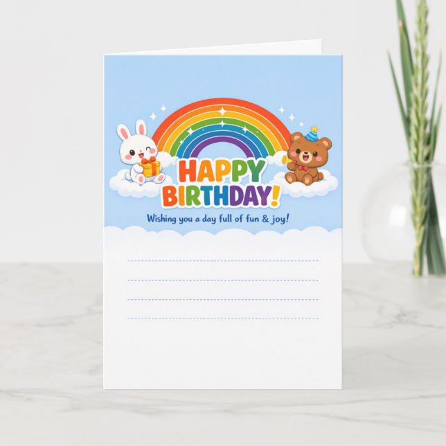 Cartões de Feliz Aniversário  (Frente)