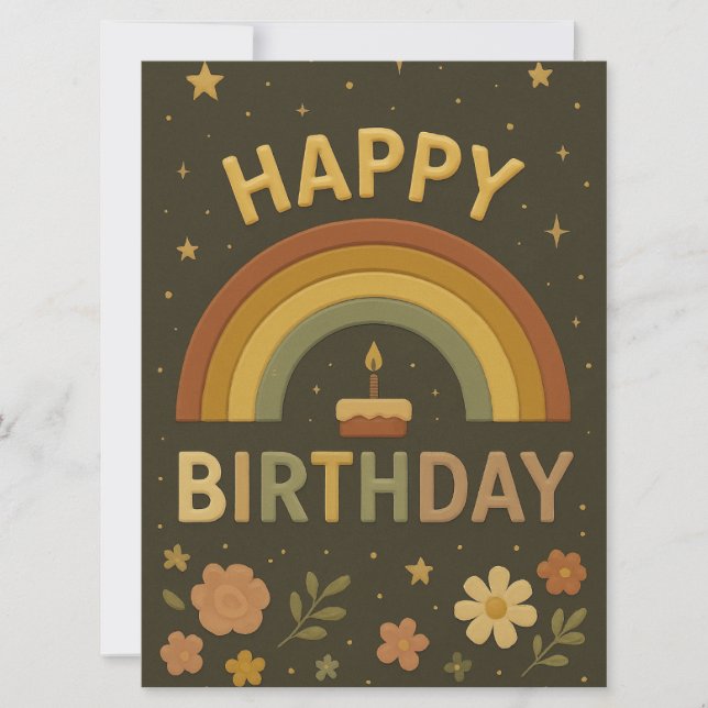Cartões de Feliz Aniversário (Frente)