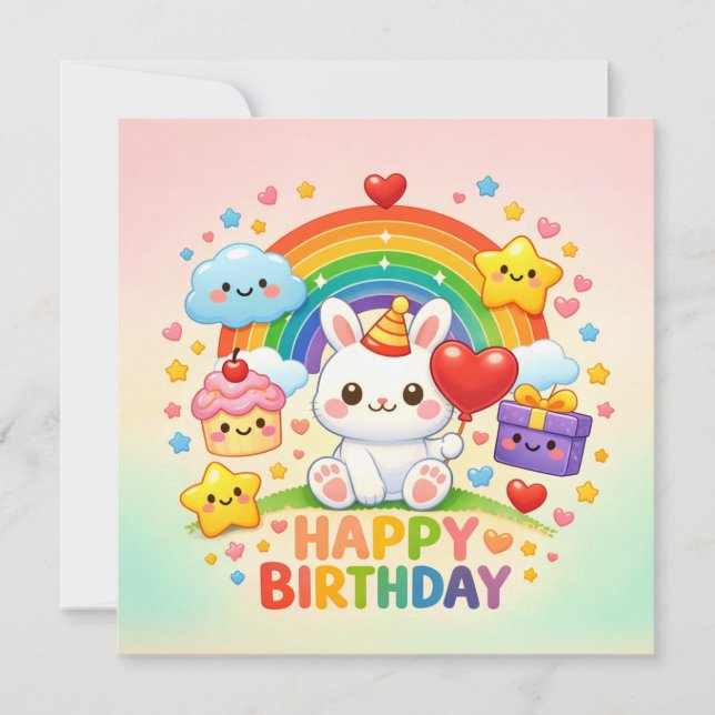 Cartões de Feliz Aniversário  (Frente)