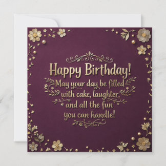Cartões de Feliz Aniversário