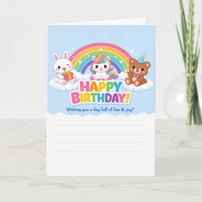 Cartões de Feliz Aniversário  (Frente)