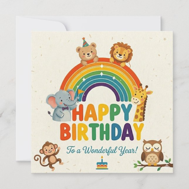 Cartões de Feliz Aniversário (Frente)