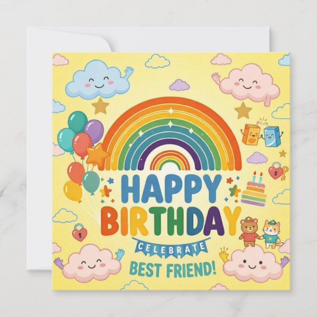 Cartões de Feliz Aniversário  (Frente)