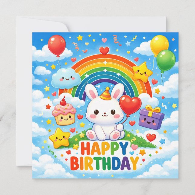 Cartões de Feliz Aniversário  (Frente)