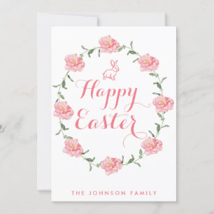 Cartões De felz pascoa, Coelhinhos Rosa E Pés