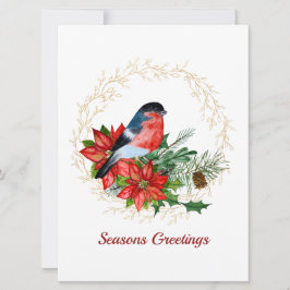 Cartões de Férias Planas de Feriado de Férias Natu