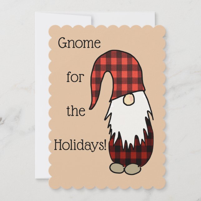 Cartões de Férias Tomte Gnome (Frente)