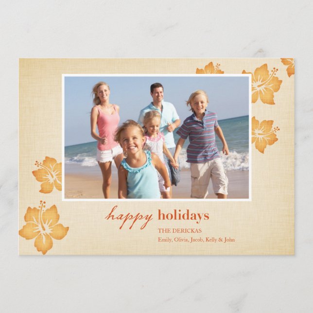 Cartões de Férias Tropicais (Frente)