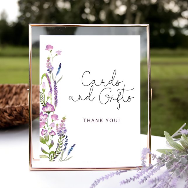 Cartões de flor selvagem e Poster de presentes (Criador carregado)