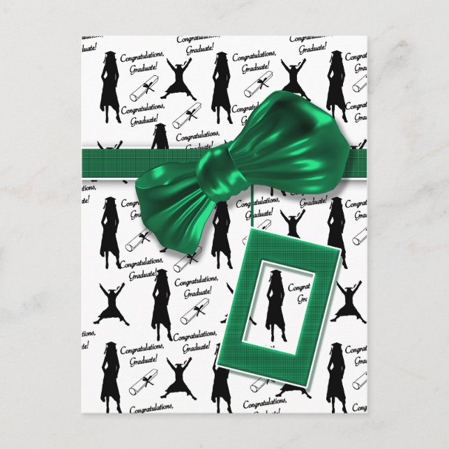 Cartões de formando para mulheres (Frente)