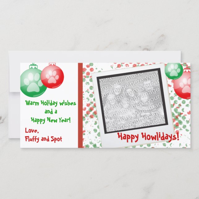 Cartões de foto de Natal (Frente)