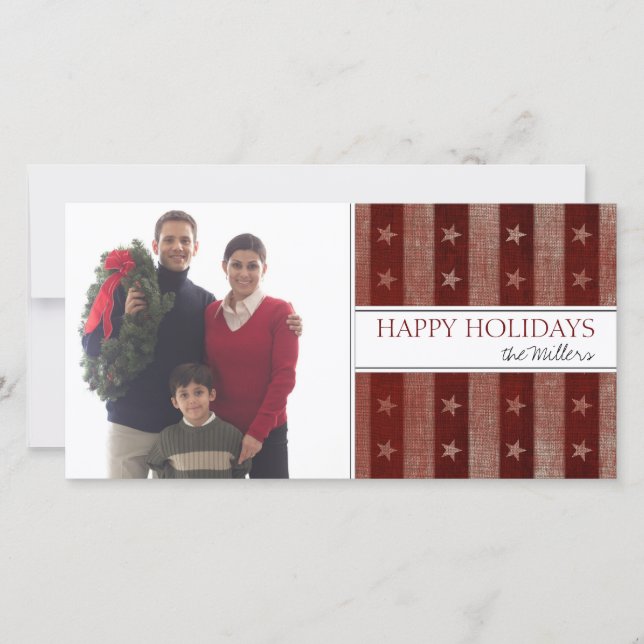 Cartões de foto de Natal (Frente)