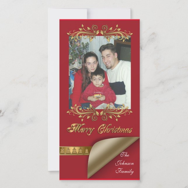 Cartões de foto de Natal (Frente)