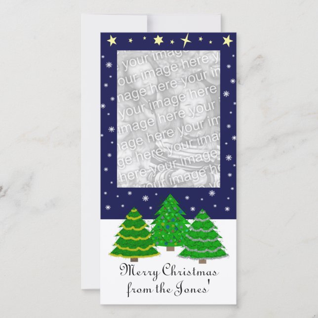 Cartões de foto de Natal (Frente)