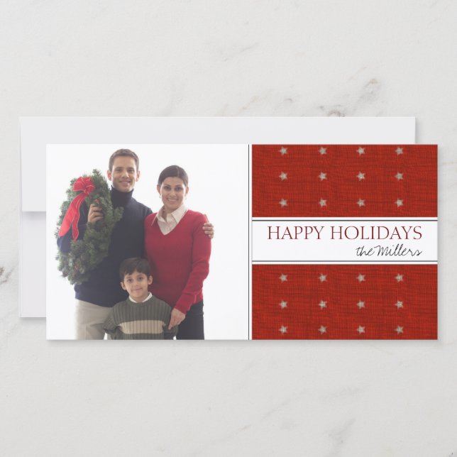 Cartões de foto de Natal (Frente)