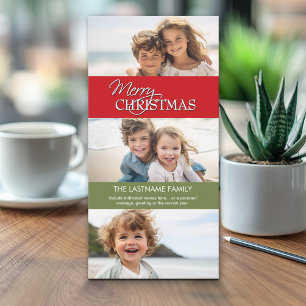 Cartões de foto de Natal - 3 fotos