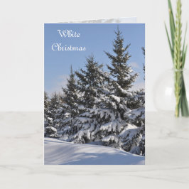 Cartões de foto de Natal branco de Janz