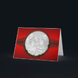 Cartões de foto de Natal celtas<br><div class="desc">Adicione simplesmente sua foto para criar um cartão de Natal feito sob encomenda.</div>