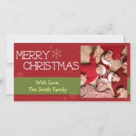 Cartões de foto de Natal da família