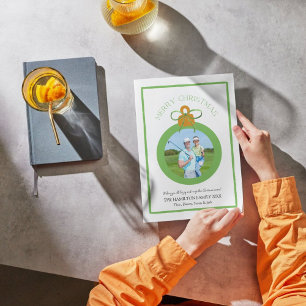 Cartões de foto de Natal de coquete do Arco de pré