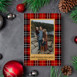 Cartões de foto de Natal de Férias da Feliz da Fam