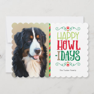 Cartões de foto de Natal de Impressão de Paw Fel